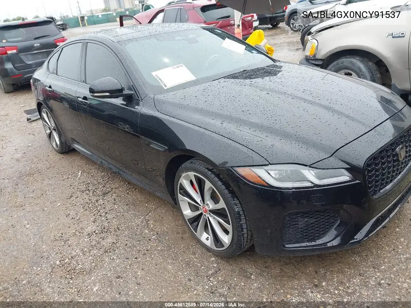 2022 Jaguar Xf R-Dynamic Se P300 Awd Automatic VIN: SAJBL4GX0NCY91537 Lot: 45612589