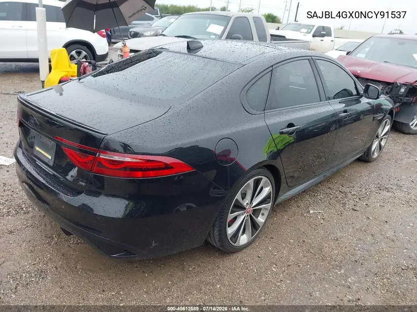 2022 Jaguar Xf R-Dynamic Se P300 Awd Automatic VIN: SAJBL4GX0NCY91537 Lot: 45612589