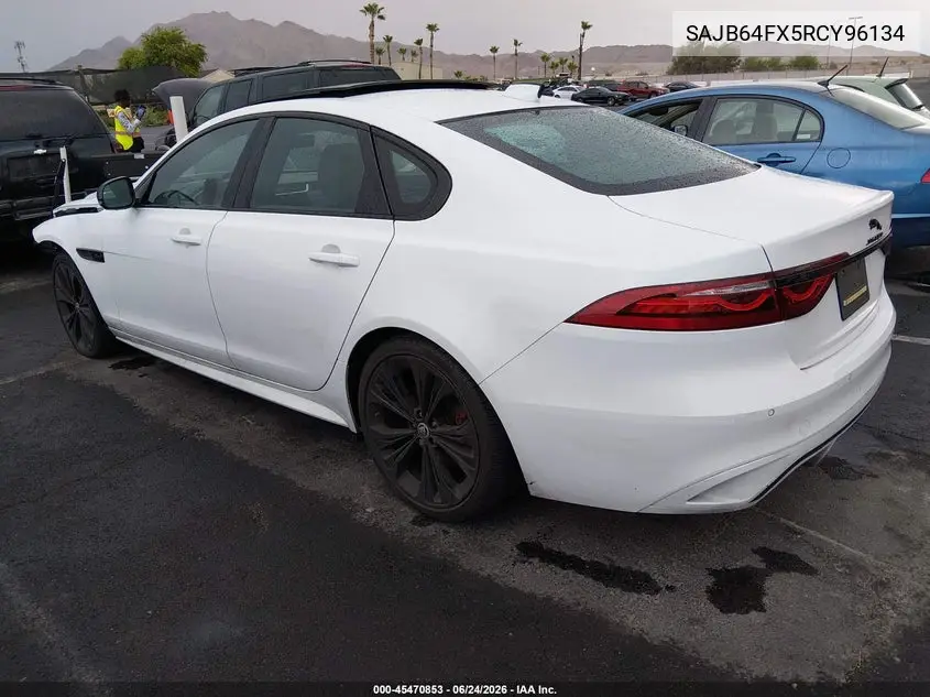 2024 Jaguar Xf R-Dynamic Se P250 Rwd Automatic VIN: SAJB64FX5RCY96134 Lot: 45470853