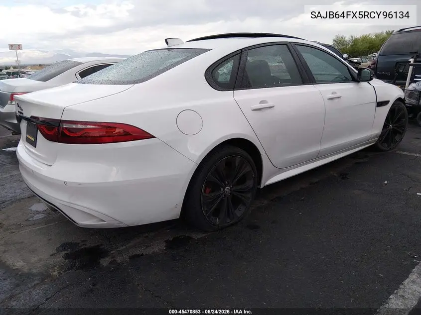 2024 Jaguar Xf R-Dynamic Se P250 Rwd Automatic VIN: SAJB64FX5RCY96134 Lot: 45470853