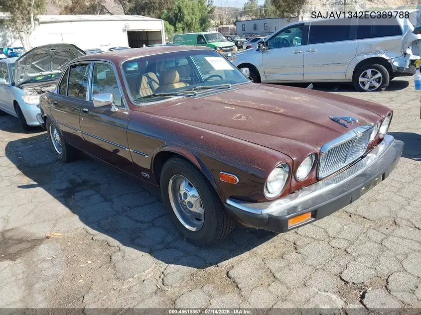 1984 Jaguar Xj6 VIN: SAJAV1342EC389788 Lot: 45615867