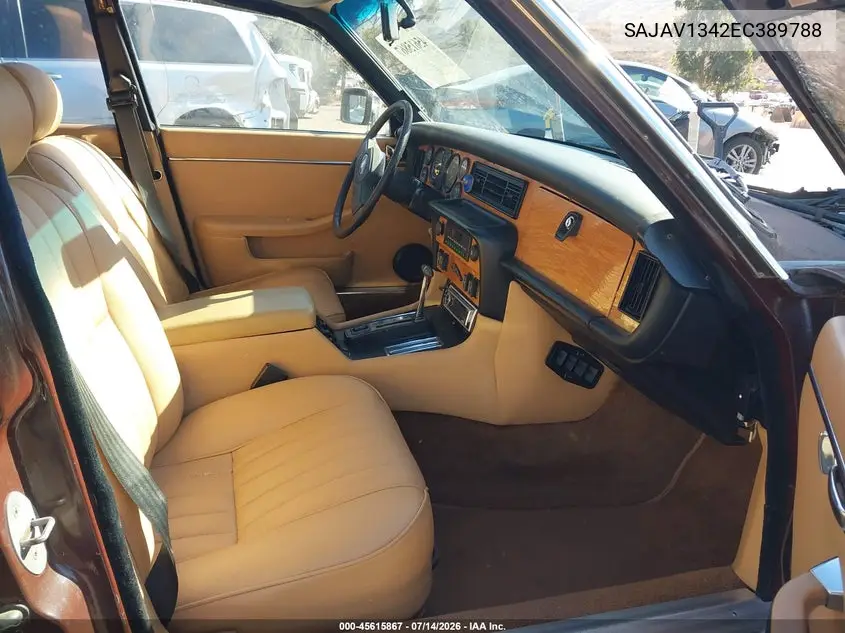 1984 Jaguar Xj6 VIN: SAJAV1342EC389788 Lot: 45615867