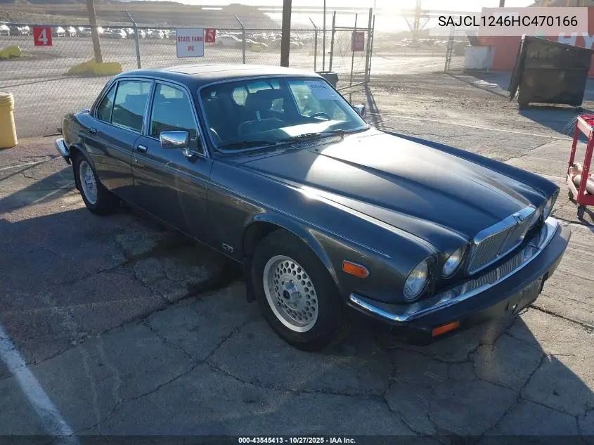 1987 Jaguar Xj6 Sovereign VIN: SAJCL1246HC470166 Lot: 43545413