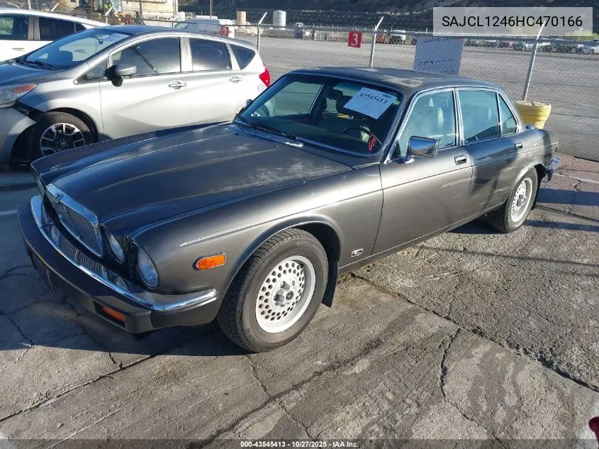 1987 Jaguar Xj6 Sovereign VIN: SAJCL1246HC470166 Lot: 43545413