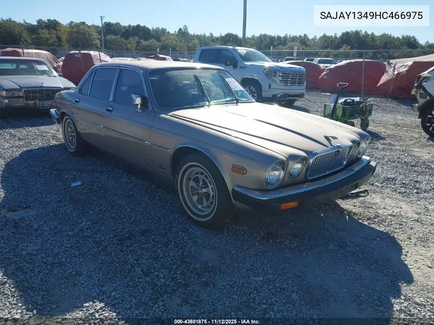 1987 Jaguar Xj6 Vanden Plas VIN: SAJAY1349HC466975 Lot: 43601875