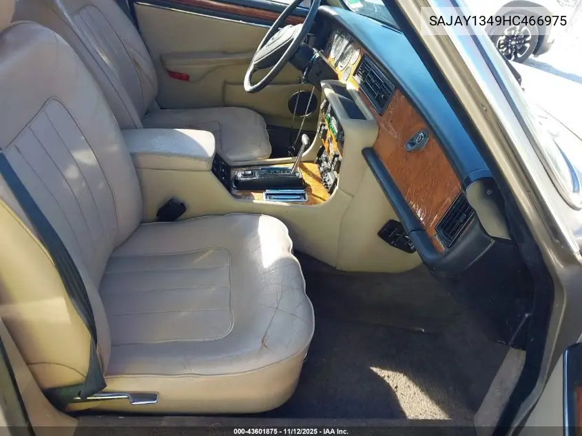 1987 Jaguar Xj6 Vanden Plas VIN: SAJAY1349HC466975 Lot: 43601875
