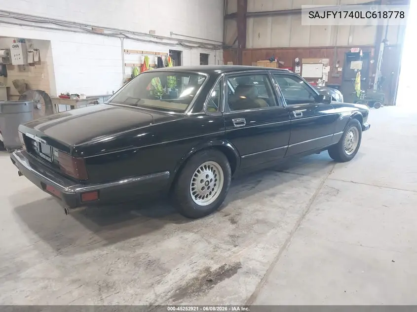 1990 Jaguar Xj6 Baseline VIN: SAJFY1740LC618778 Lot: 45252921