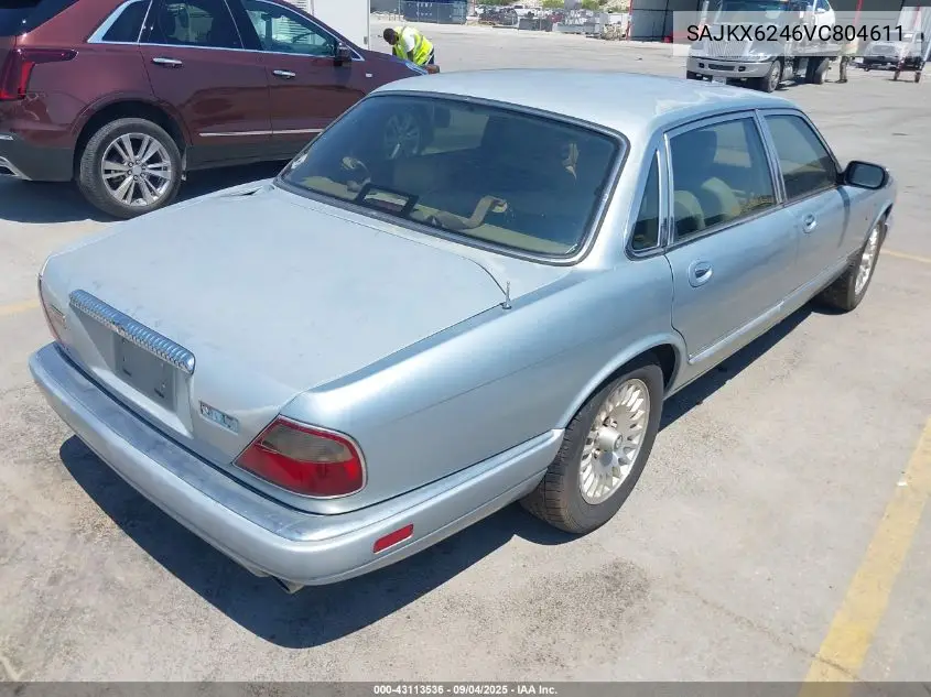 1997 Jaguar Xj6 Vanden Plas VIN: SAJKX6246VC804611 Lot: 43113536