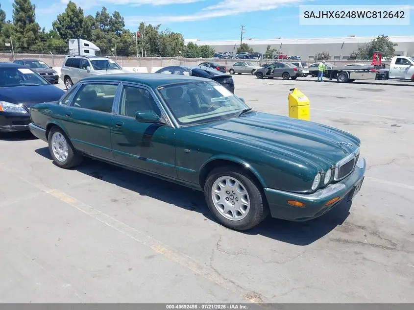 1998 Jaguar Xj8 L VIN: SAJHX6248WC812642 Lot: 45692498
