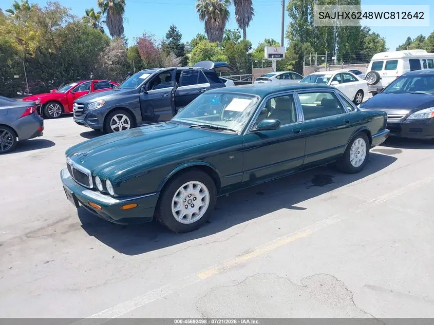 1998 Jaguar Xj8 L VIN: SAJHX6248WC812642 Lot: 45692498