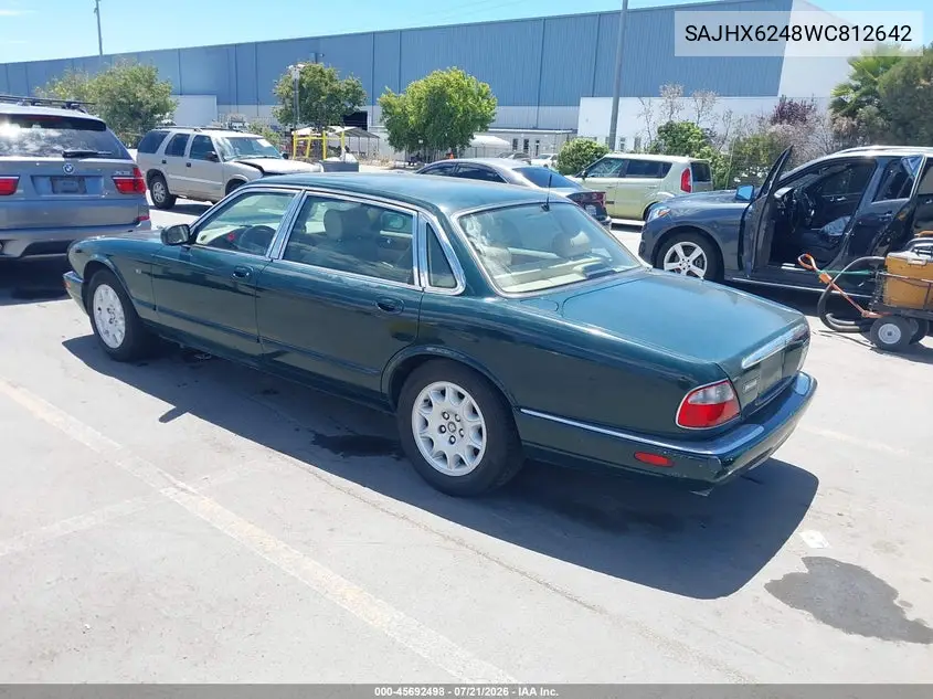 1998 Jaguar Xj8 L VIN: SAJHX6248WC812642 Lot: 45692498