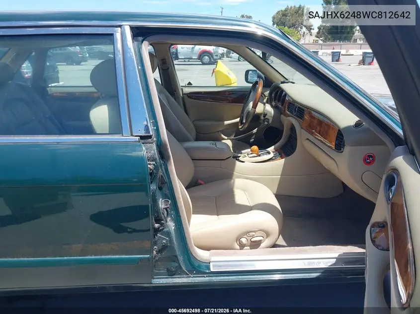 1998 Jaguar Xj8 L VIN: SAJHX6248WC812642 Lot: 45692498
