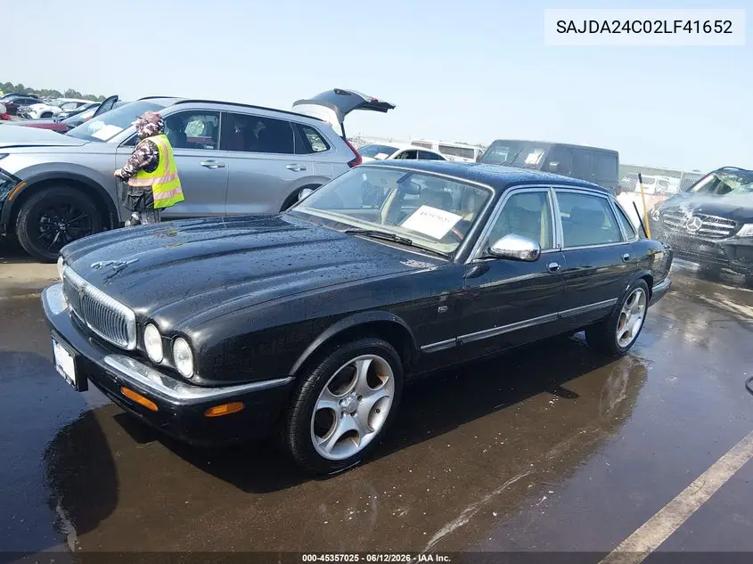 2002 Jaguar Xj8 Vanden Plas VIN: SAJDA24C02LF41652 Lot: 45357025