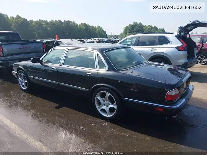 2002 Jaguar Xj8 Vanden Plas VIN: SAJDA24C02LF41652 Lot: 45357025