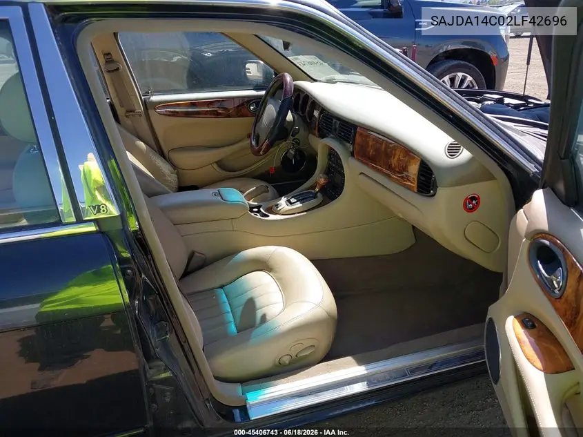 2002 Jaguar Xj8 VIN: SAJDA14C02LF42696 Lot: 45406743