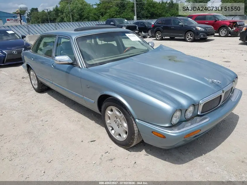 2003 Jaguar Xj Vanden Plas VIN: SAJDA24C73LF51550 Lot: 45522587