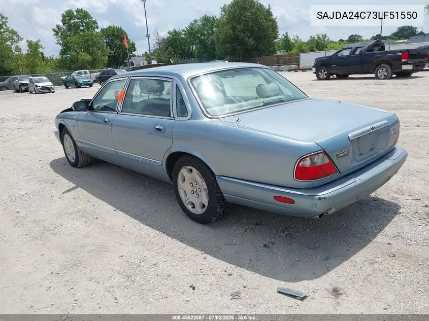 2003 Jaguar Xj Vanden Plas VIN: SAJDA24C73LF51550 Lot: 45522587