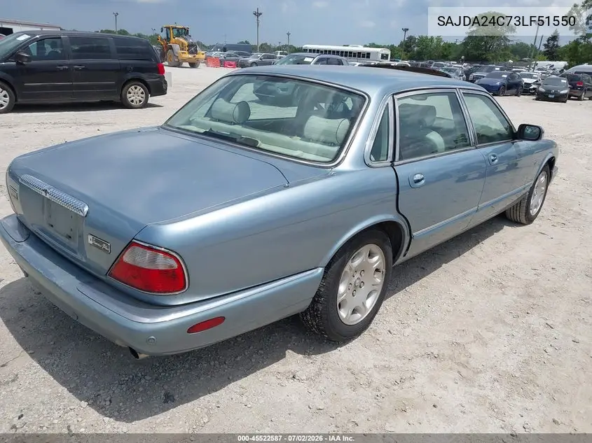 2003 Jaguar Xj Vanden Plas VIN: SAJDA24C73LF51550 Lot: 45522587