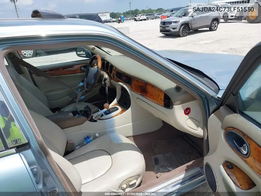 2003 Jaguar Xj Vanden Plas VIN: SAJDA24C73LF51550 Lot: 45522587