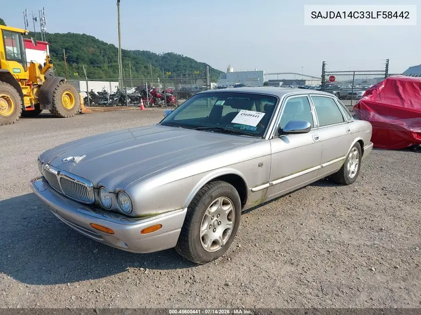 2003 Jaguar Xj Xj8 VIN: SAJDA14C33LF58442 Lot: 45600441