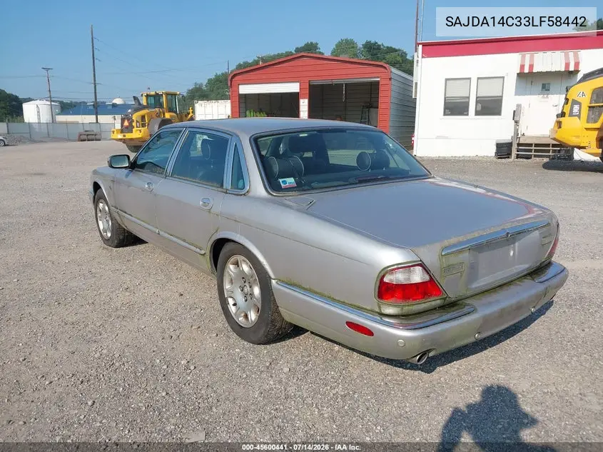 2003 Jaguar Xj Xj8 VIN: SAJDA14C33LF58442 Lot: 45600441