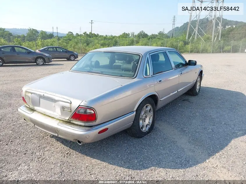 2003 Jaguar Xj Xj8 VIN: SAJDA14C33LF58442 Lot: 45600441