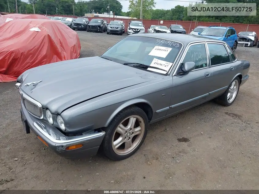 2003 Jaguar Xj Sport VIN: SAJDA12C43LF50725 Lot: 45696747