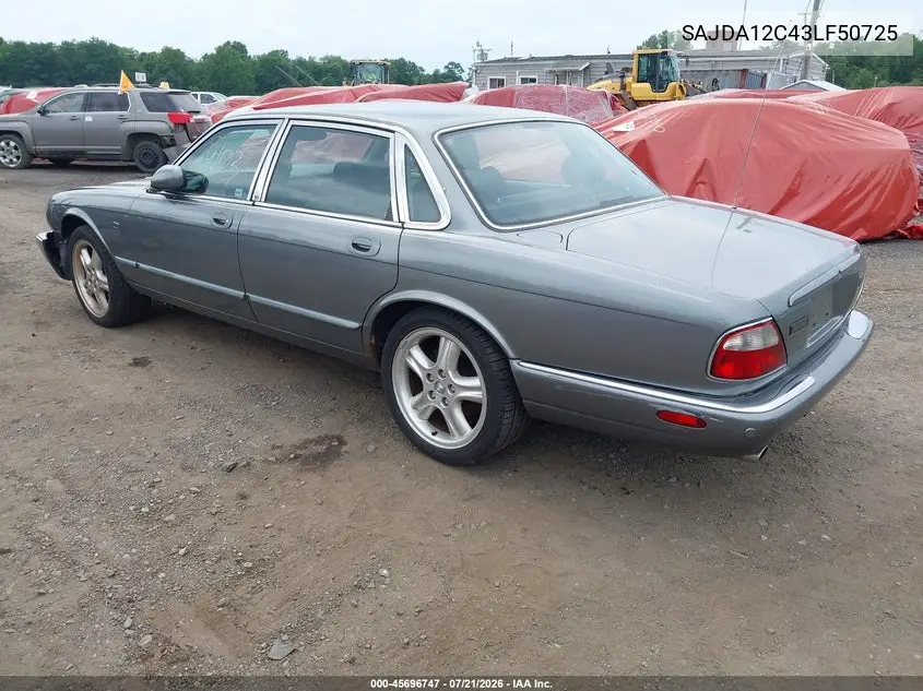 2003 Jaguar Xj Sport VIN: SAJDA12C43LF50725 Lot: 45696747