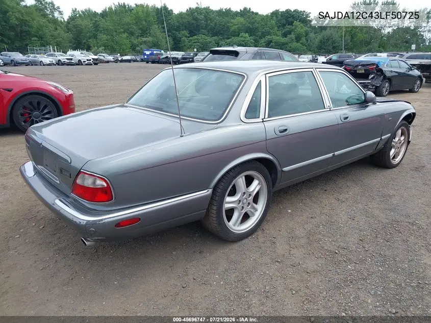 2003 Jaguar Xj Sport VIN: SAJDA12C43LF50725 Lot: 45696747