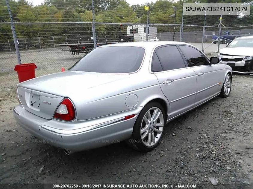 2004 Jaguar Xj Xjr VIN: SAJWA73B24TG17079 Lot: 20702259