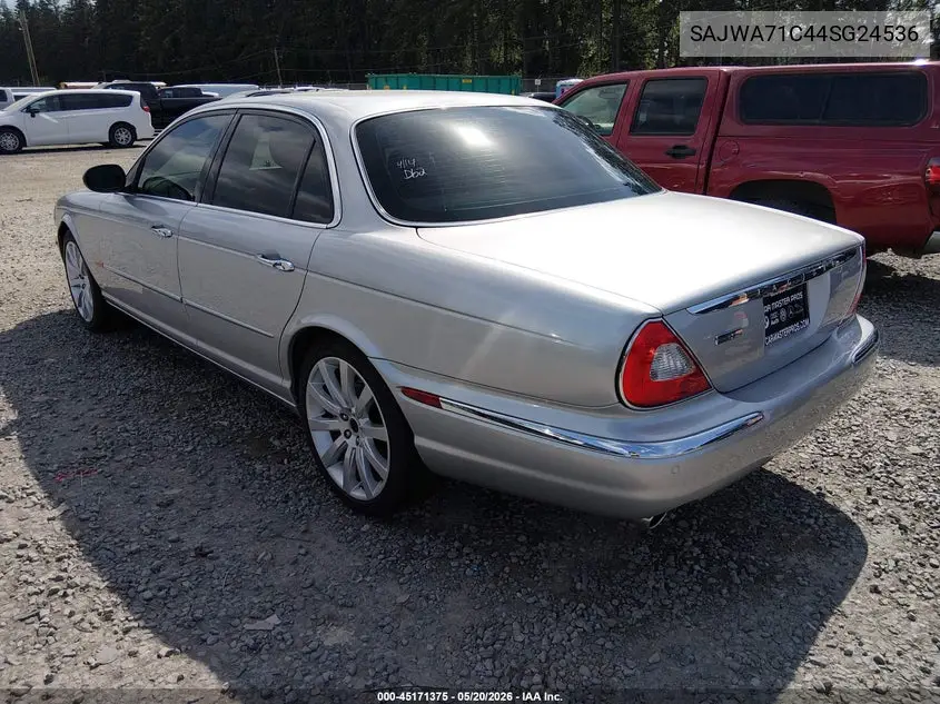 2004 Jaguar Xj Xj8 VIN: SAJWA71C44SG24536 Lot: 45171375