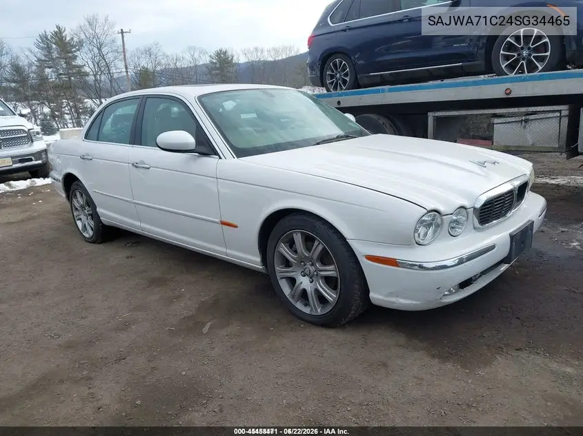 2004 Jaguar Xj Xj8 VIN: SAJWA71C24SG34465 Lot: 45458471