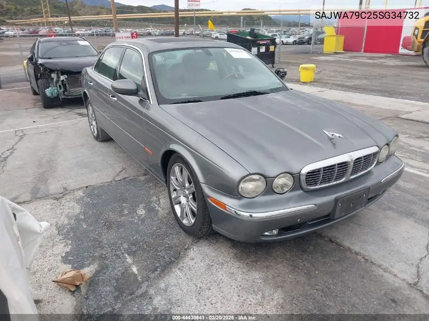 2005 Jaguar Xj Xj8 L VIN: SAJWA79C25SG34732 Lot: 44438641