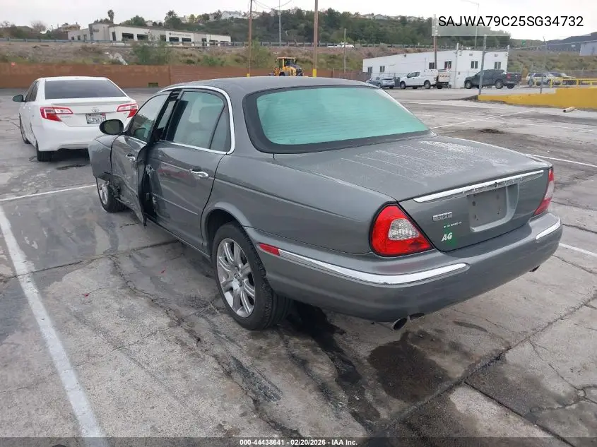 2005 Jaguar Xj Xj8 L VIN: SAJWA79C25SG34732 Lot: 44438641