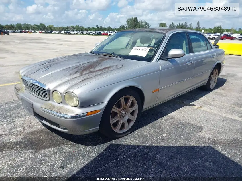 2005 Jaguar Xj Xj8 L VIN: SAJWA79C45SG48910 Lot: 45147694