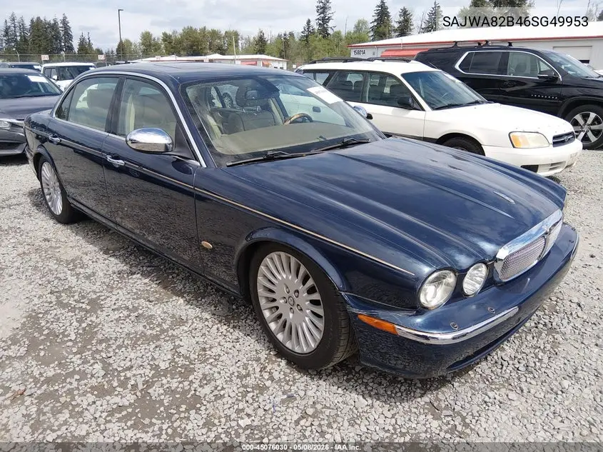2006 Jaguar Xj Vanden Plas VIN: SAJWA82B46SG49953 Lot: 45076030