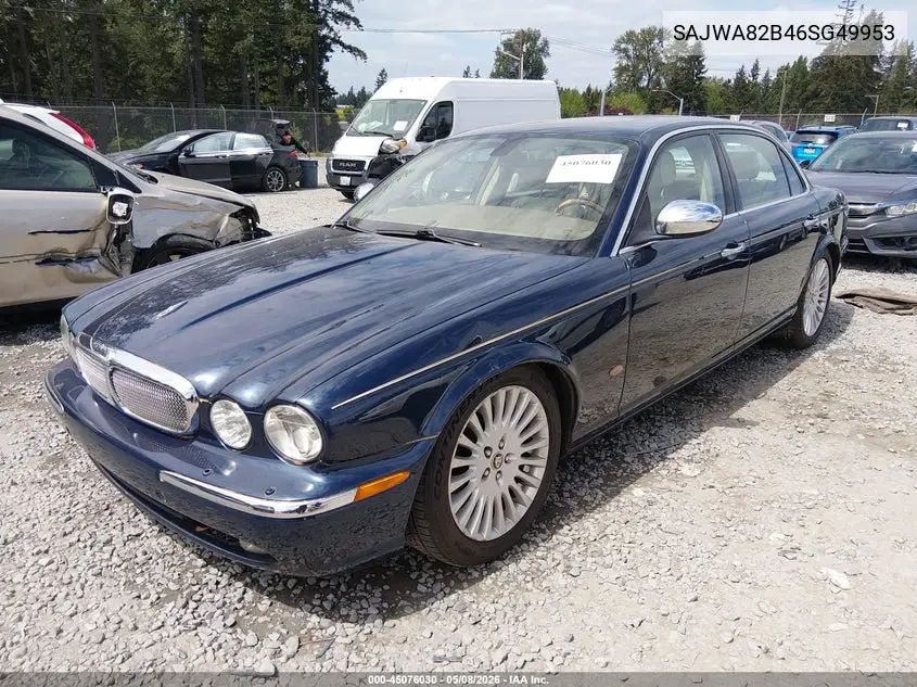 2006 Jaguar Xj Vanden Plas VIN: SAJWA82B46SG49953 Lot: 45076030