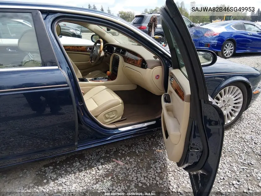 2006 Jaguar Xj Vanden Plas VIN: SAJWA82B46SG49953 Lot: 45076030