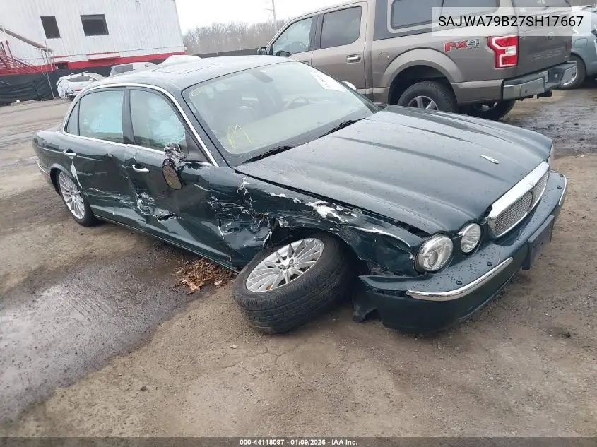 2007 Jaguar Xj Xj8 L VIN: SAJWA79B27SH17667 Lot: 44118097
