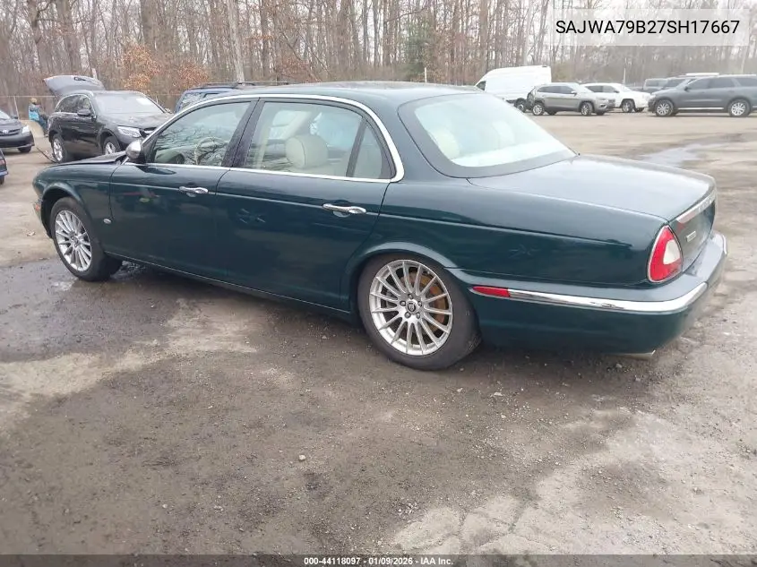 2007 Jaguar Xj Xj8 L VIN: SAJWA79B27SH17667 Lot: 44118097