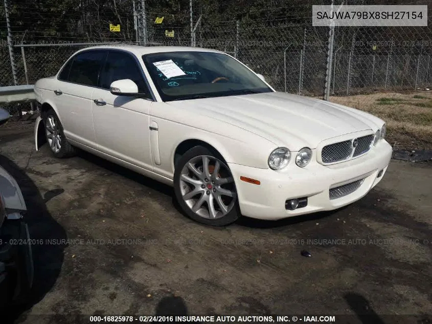 2008 Jaguar Xj Xj8 L VIN: SAJWA79BX8SH27154 Lot: 16825978