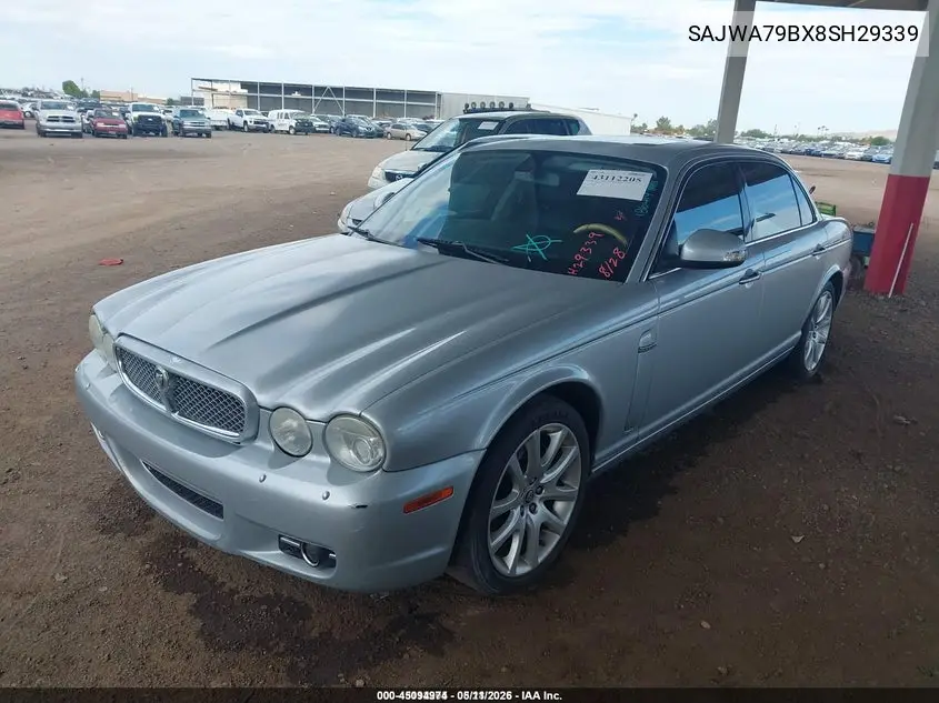 2008 Jaguar Xj VIN: SAJWA79BX8SH29339 Lot: 45094974