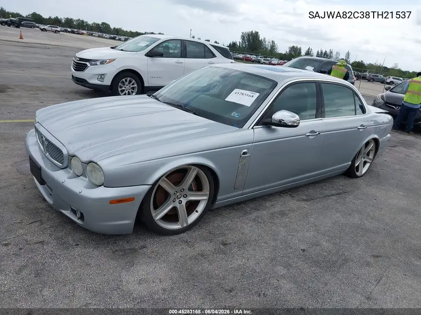 2008 Jaguar Xj Super V8 VIN: SAJWA82C38TH21537 Lot: 45283168