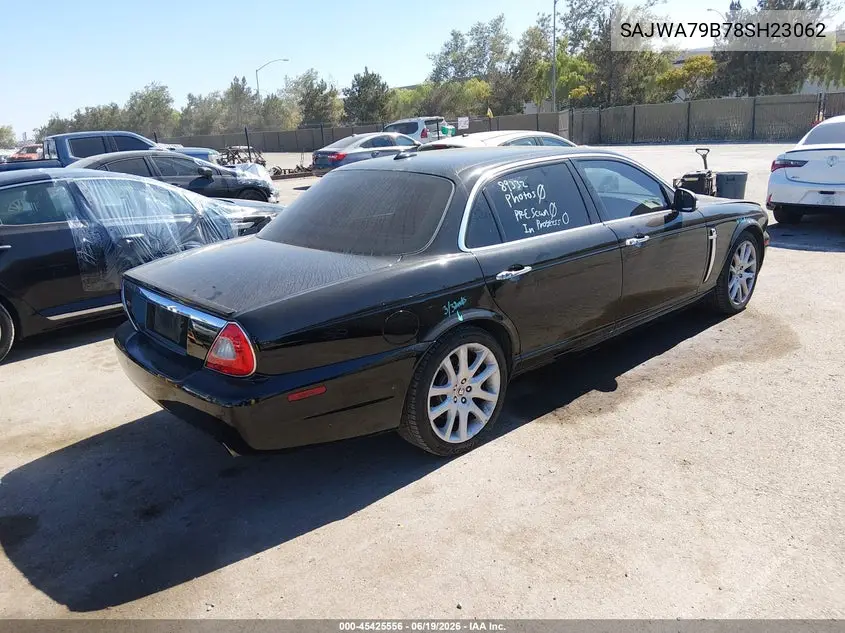 2008 Jaguar Xj Xj8 L VIN: SAJWA79B78SH23062 Lot: 45425556