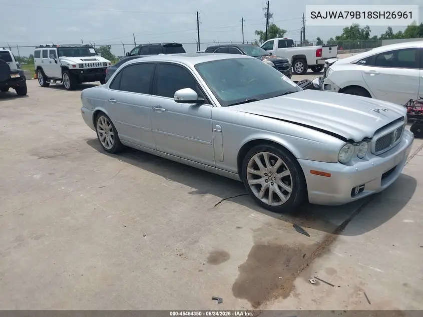 2008 Jaguar Xj Xj8 L VIN: SAJWA79B18SH26961 Lot: 45464350