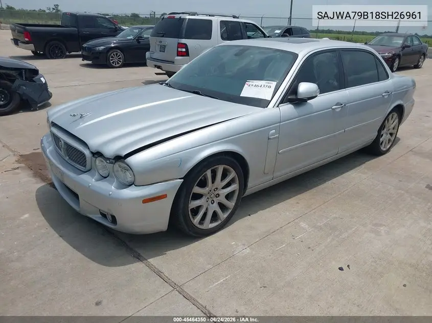 2008 Jaguar Xj Xj8 L VIN: SAJWA79B18SH26961 Lot: 45464350