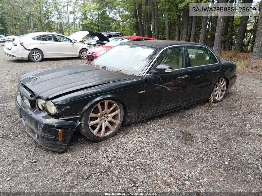2008 Jaguar Xj Xj8 L VIN: SAJWA79B88SH28609 Lot: 45550753