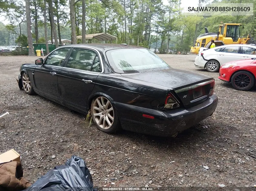 2008 Jaguar Xj Xj8 L VIN: SAJWA79B88SH28609 Lot: 45550753