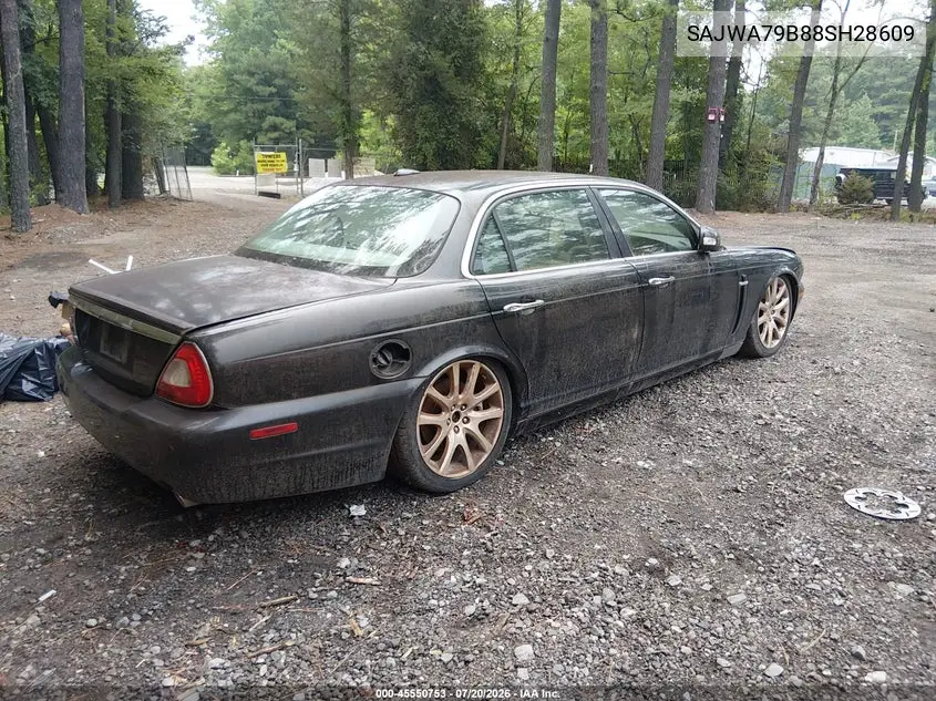 2008 Jaguar Xj Xj8 L VIN: SAJWA79B88SH28609 Lot: 45550753