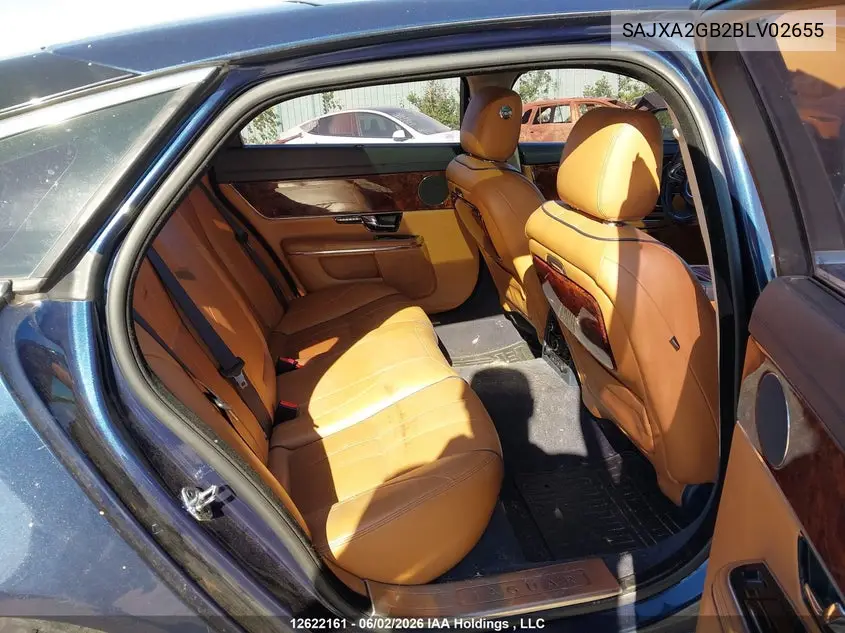 2011 Jaguar Xj Xjl VIN: SAJXA2GB2BLV02655 Lot: 12622161
